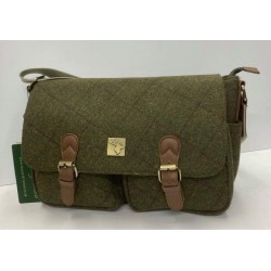 Large Satchel Country Green